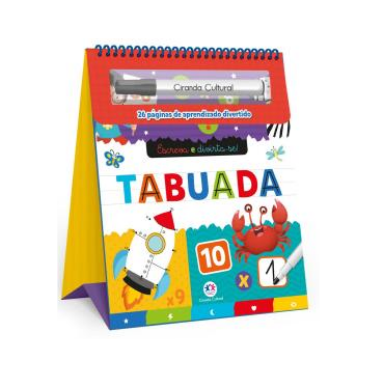 Livro Escreva E Divirta-Se Tabuada Ciranda Cultural