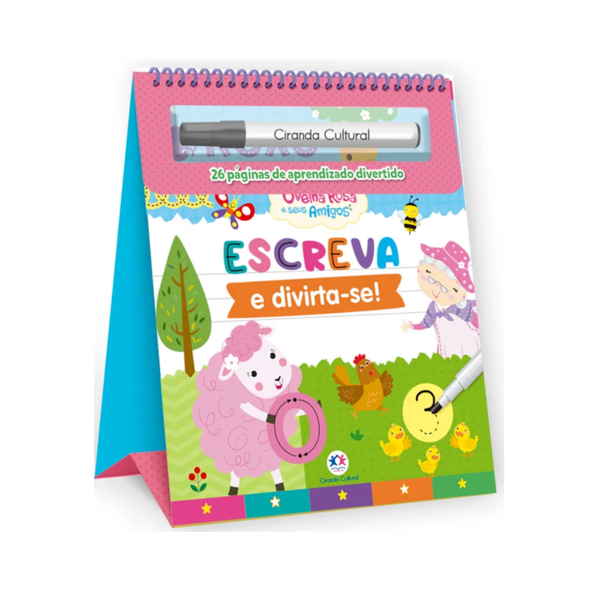 Livro Escreva E Divirta-Se Ovelha Rosa Ciranda Cultural