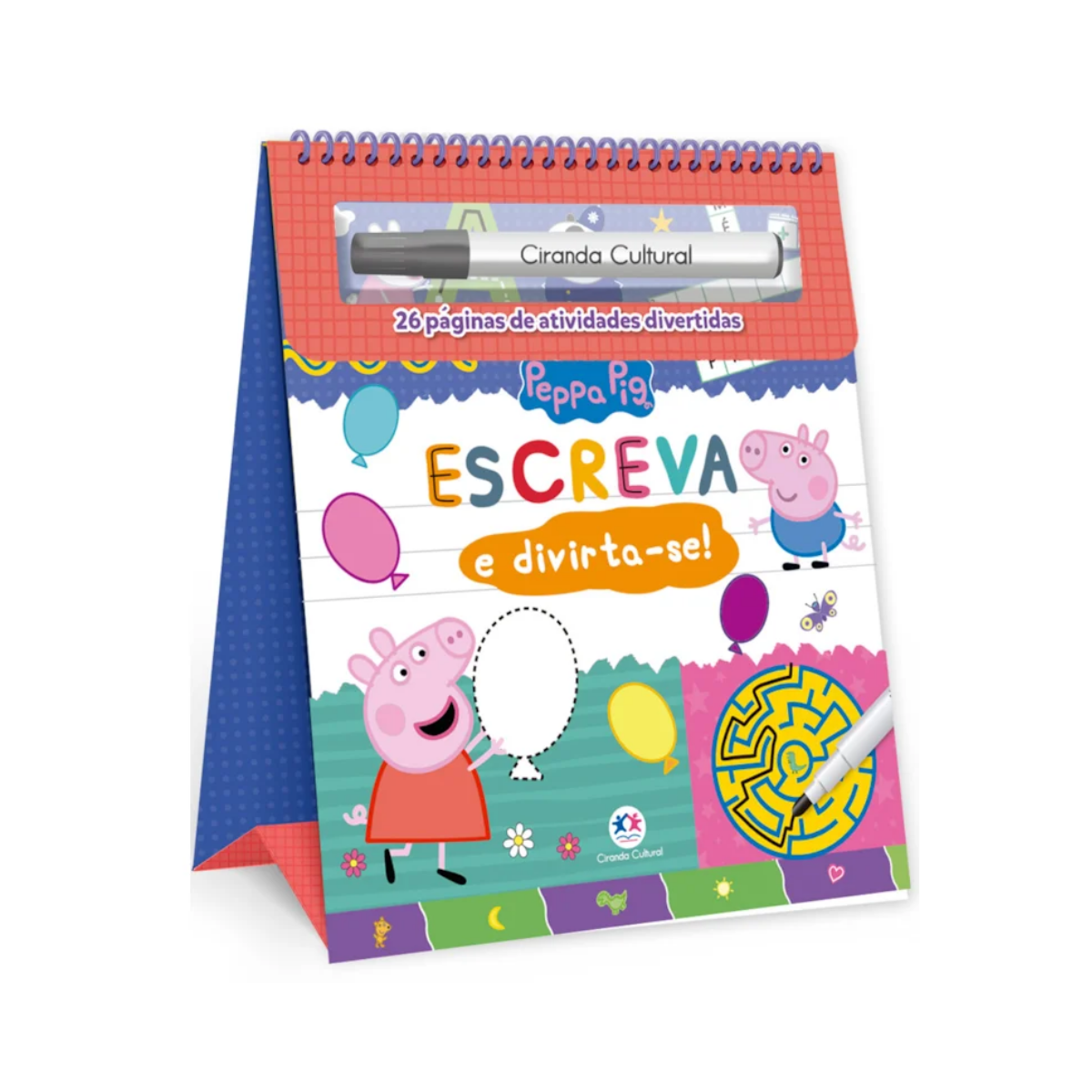 Livro Escreva E Divirta-Se Peppa Pig Ciranda Cultural