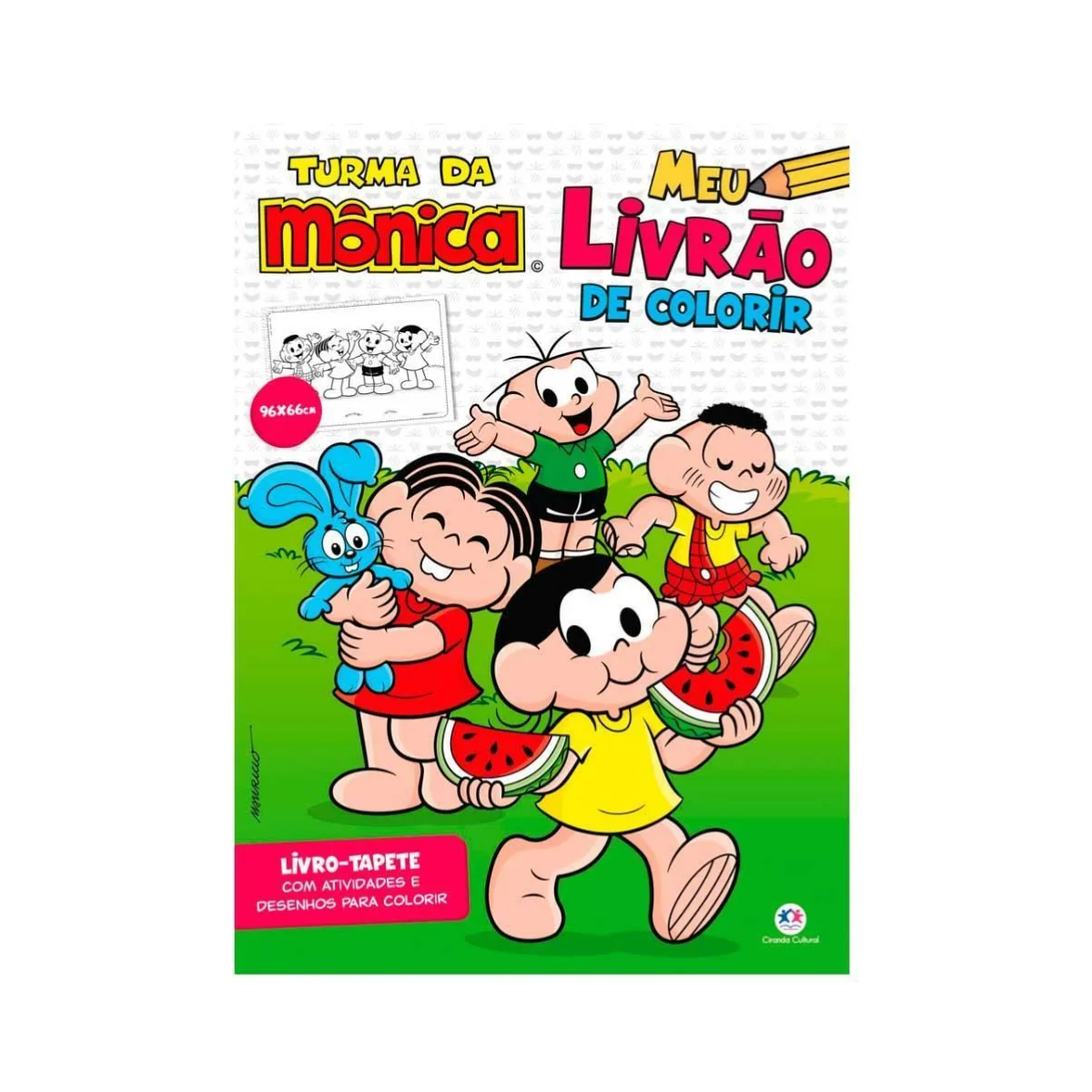 Livro Turma Da Mônica Meu Livrão De Colorir Ciranda Cultural