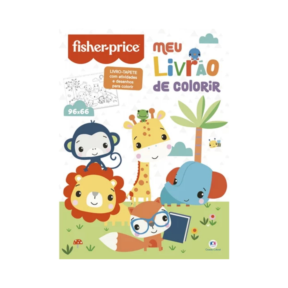 Livro Tapete Fisher-Price Meu Livrão De Colorir Ciranda Cultural