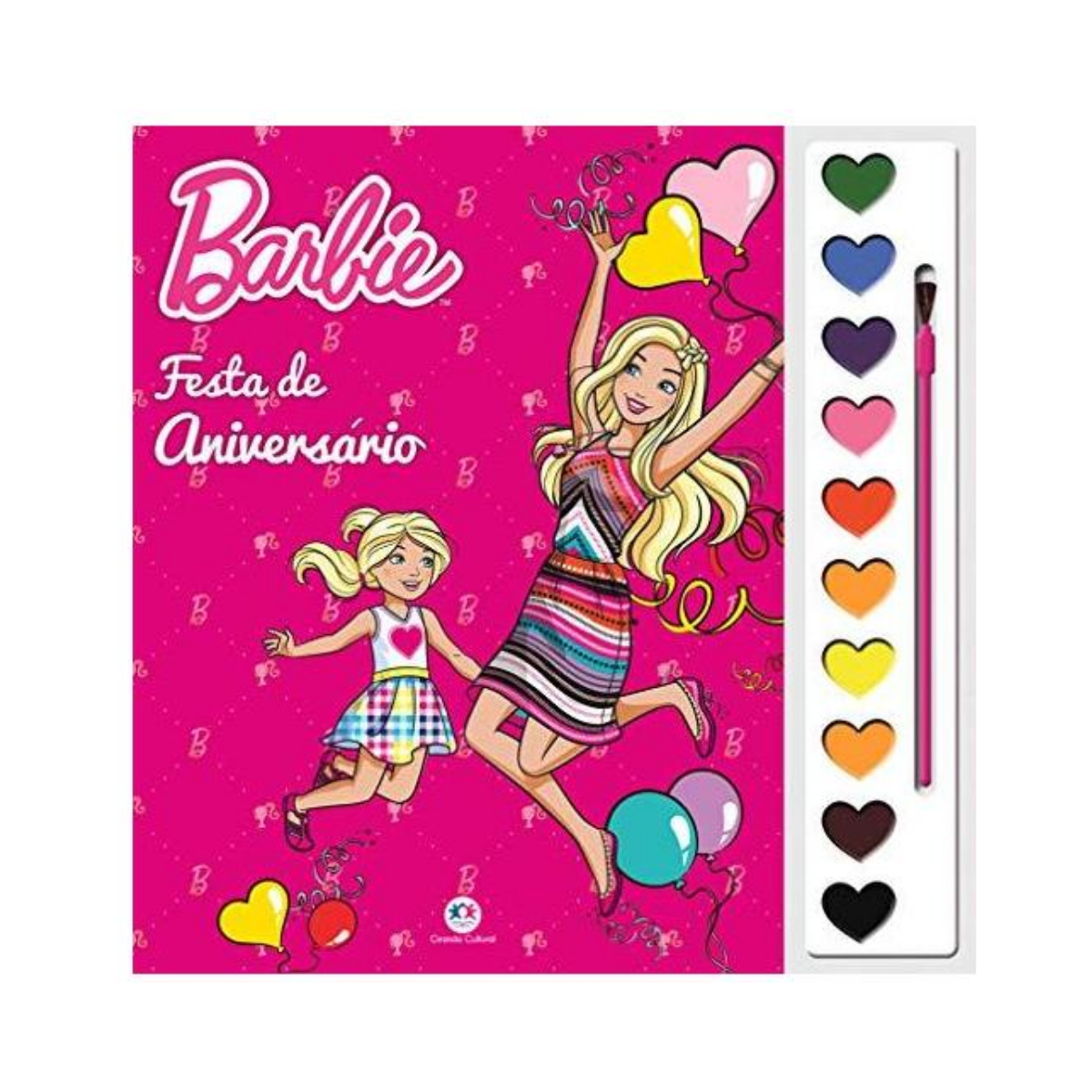 Livro Aquarela Barbie Festa De Aniversário Ciranda Cultural
