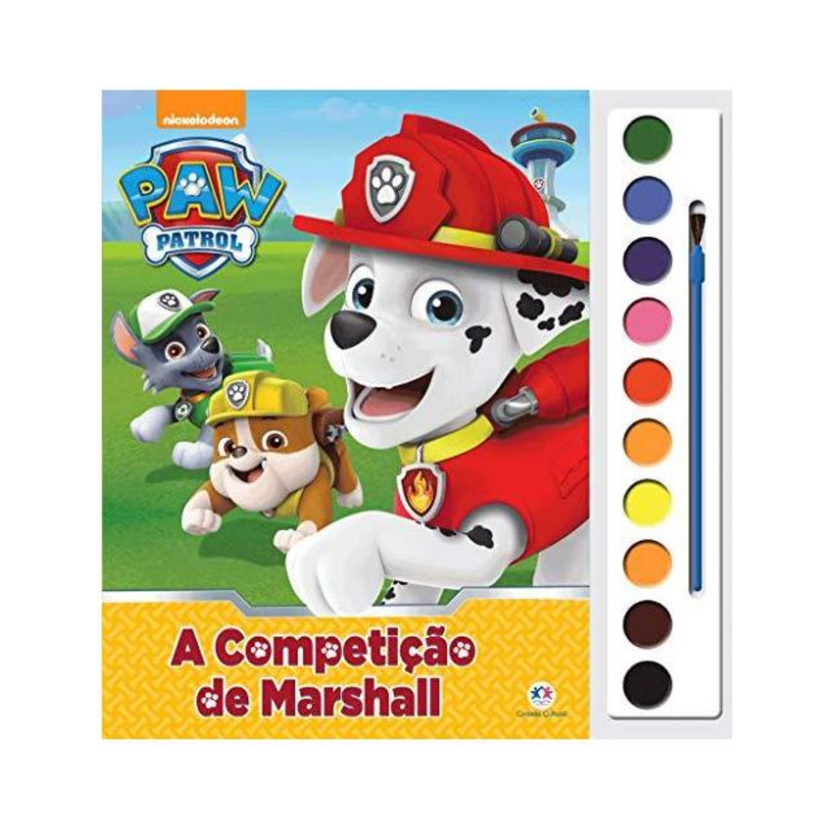 Livro De Colorir Com Aquarela Patrulha Canina A Competicao De Marshall Ciranda Cultural