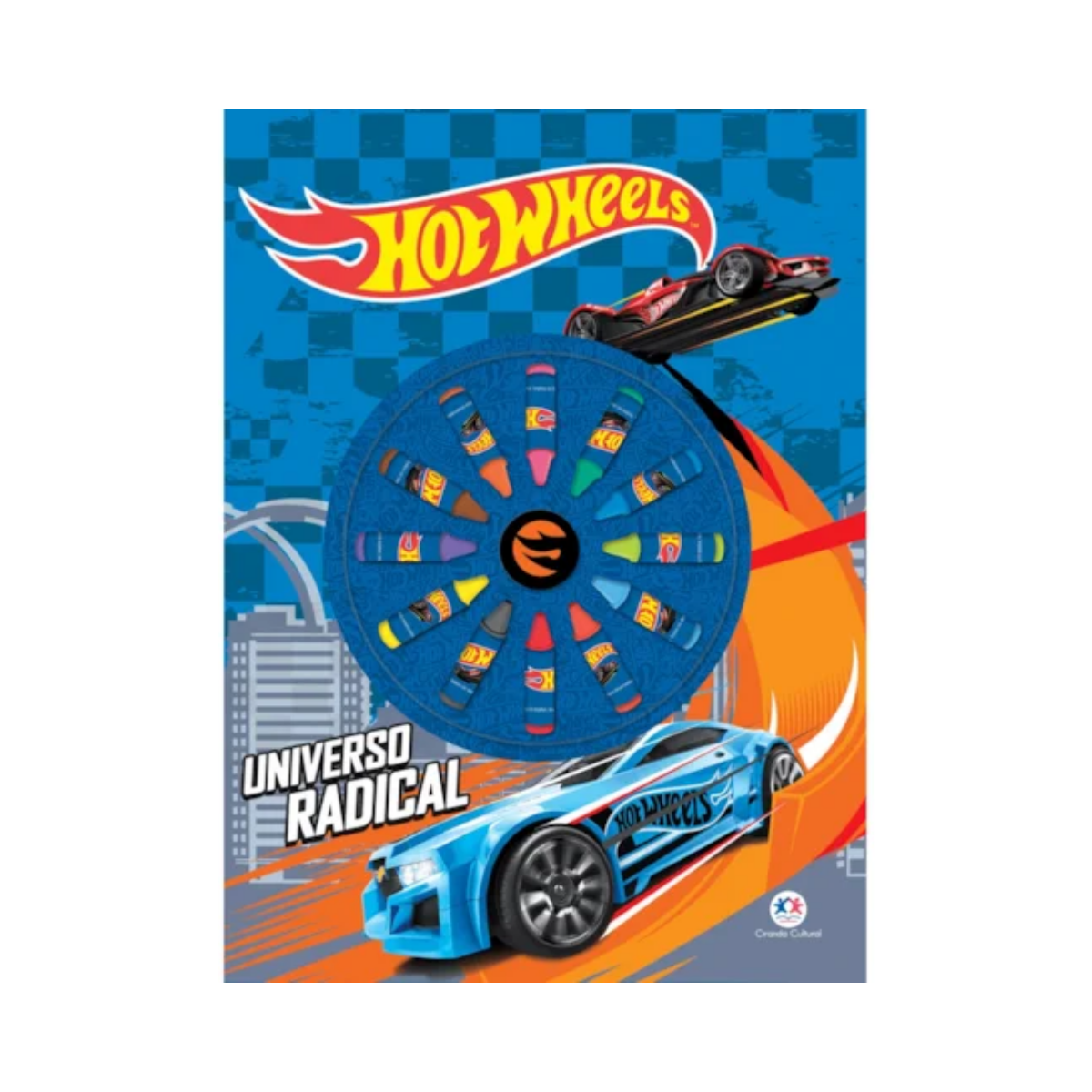 Livro Giz De Cera Hot Wheels Universo Radical Ciranda Cultural