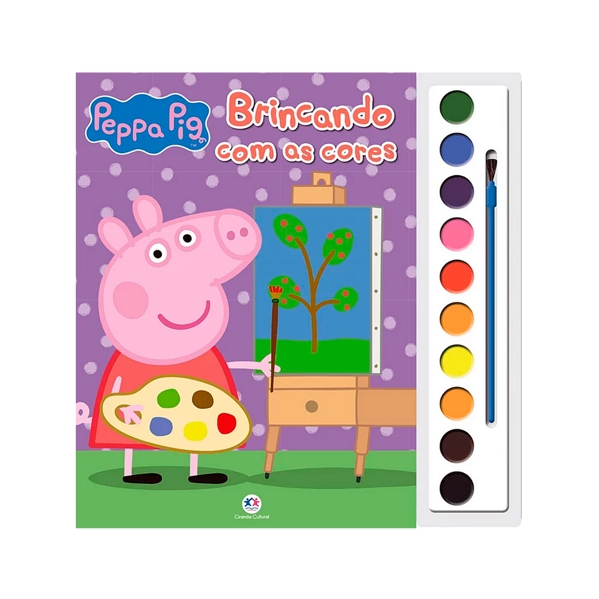 Livro Aquarela Peppa Pig Brincando Com As Cores Ciranda Cultural