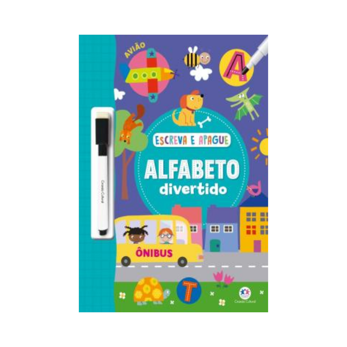 Livro Escreva E Apague Alfabeto Divertido Com Caneta Ciranda Cultural