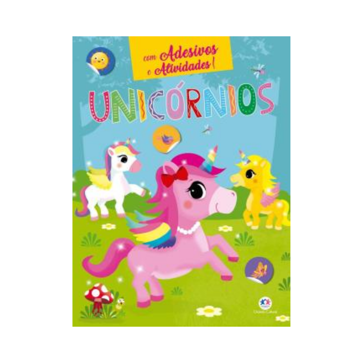 Livro Adesivos Unicornios Ciranda Cultural
